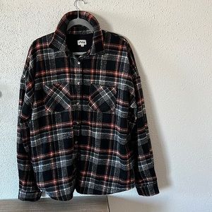 Plaid Shacket with pockets - New